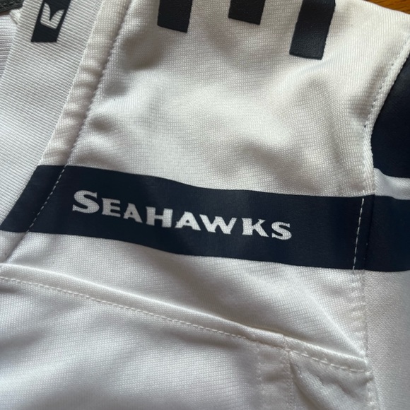 Russell Wilson #3 White (Away) Seattle Seahawks Jersey / Women's Fit Small - Picture 4 of 7